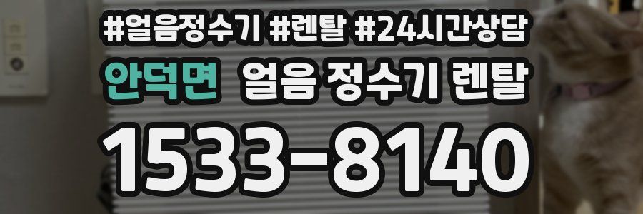 안덕면 얼음 정수기 렌탈