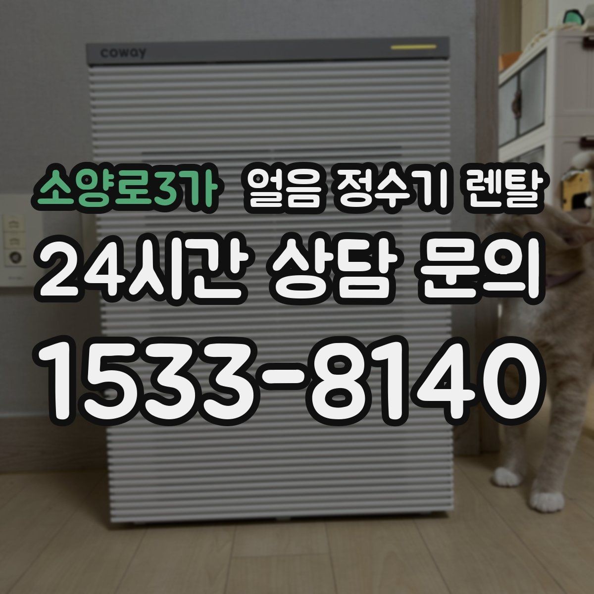 소양로3가 얼음 정수기 렌탈 방문 관리 주기 선택이 중요한 이유