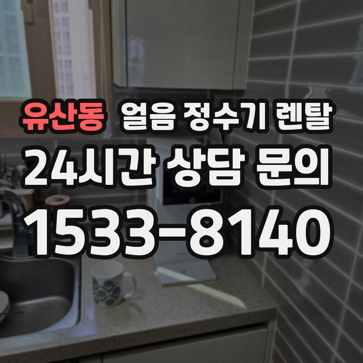 유산동 얼음 정수기 렌탈 1인 가구에 얼음 정수기가 과할까