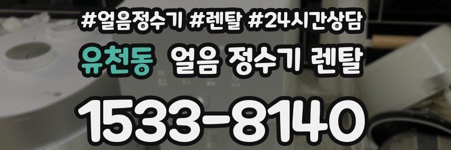 유천동 얼음 정수기 렌탈