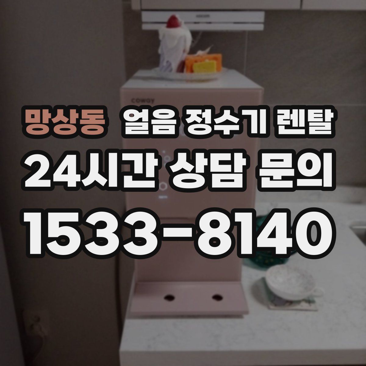 망상동 얼음 정수기 렌탈