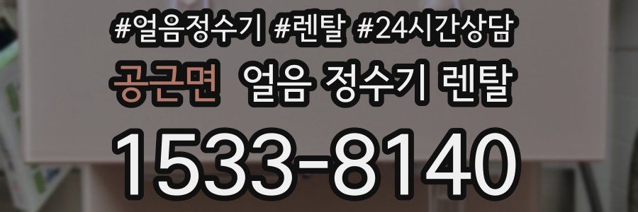공근면 얼음 정수기 렌탈