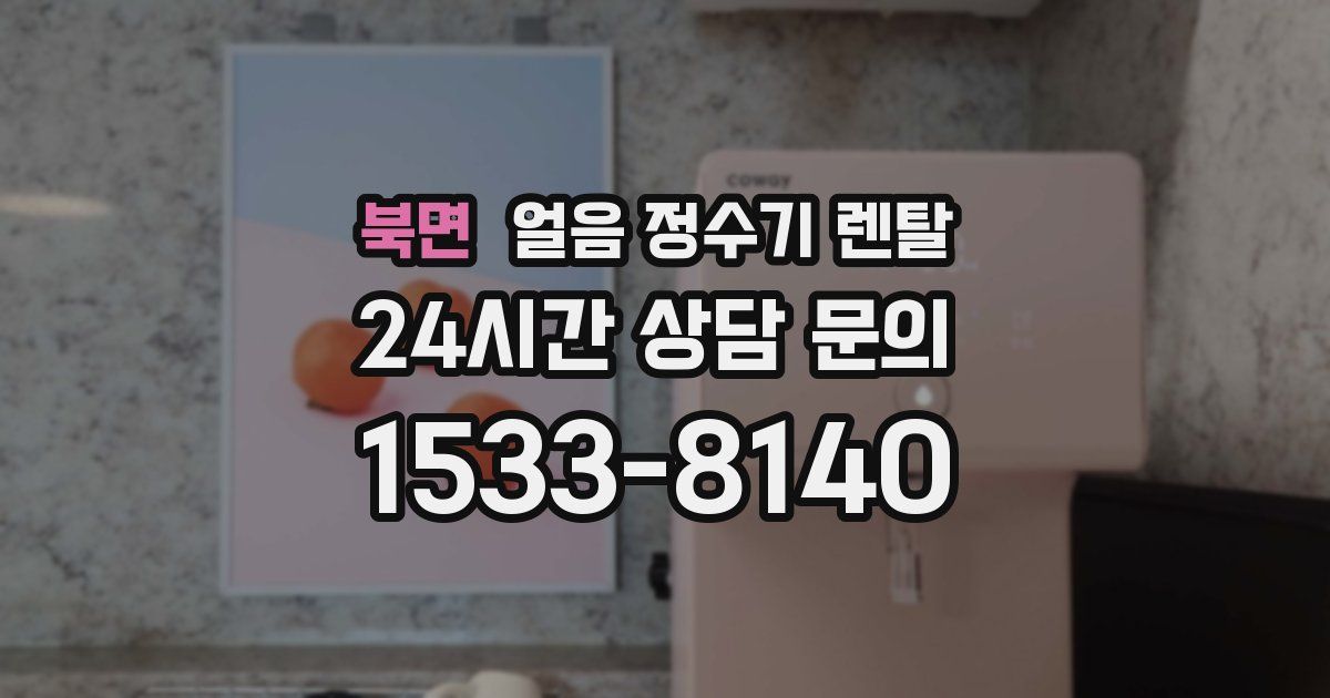 북면 얼음 정수기 렌탈