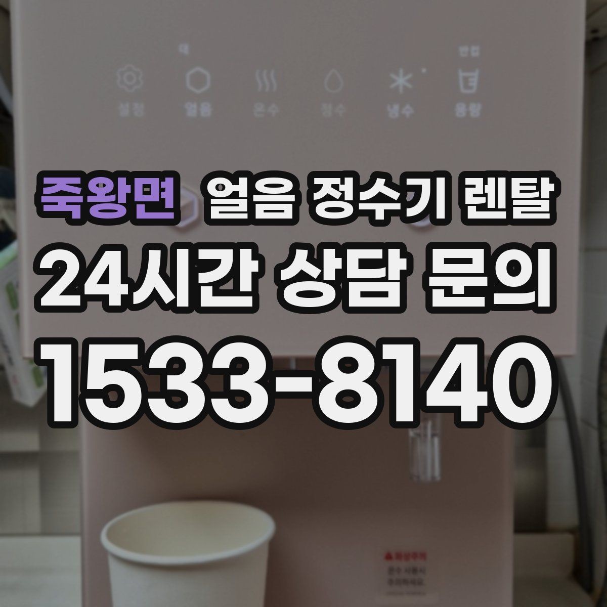 죽왕면 얼음 정수기 렌탈 1인 가구에 얼음 정수기가 과할까