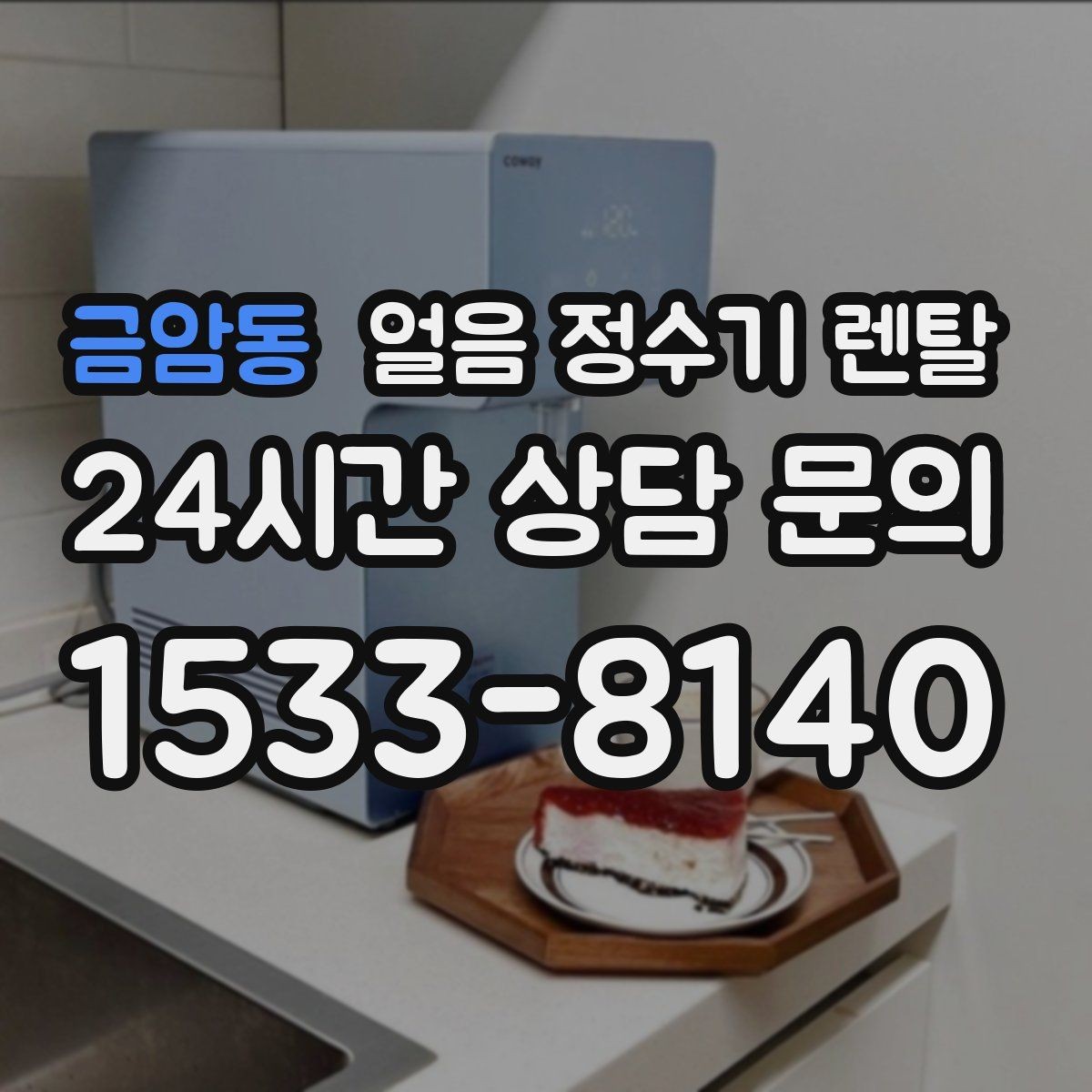 금암동 얼음 정수기 렌탈 냉동실 얼음 냄새가 싫다면 바꿔볼 선택