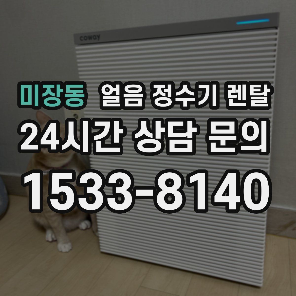 미장동 얼음 정수기 렌탈 냉동실 얼음 냄새가 싫다면 바꿔볼 선택