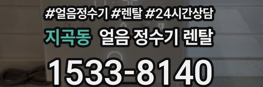 지곡동 얼음 정수기 렌탈