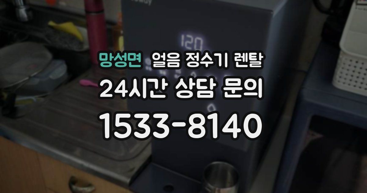 망성면 얼음 정수기 렌탈