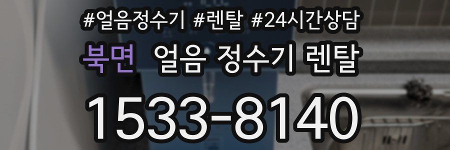 북면 얼음 정수기 렌탈