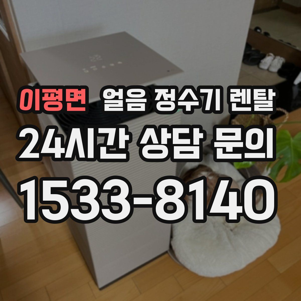 이평면 얼음 정수기 렌탈