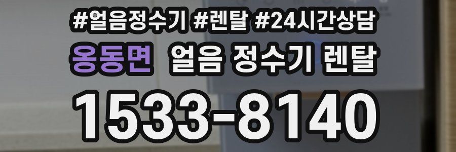 옹동면 얼음 정수기 렌탈