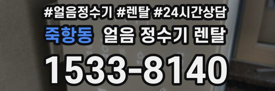 죽항동 얼음 정수기 렌탈
