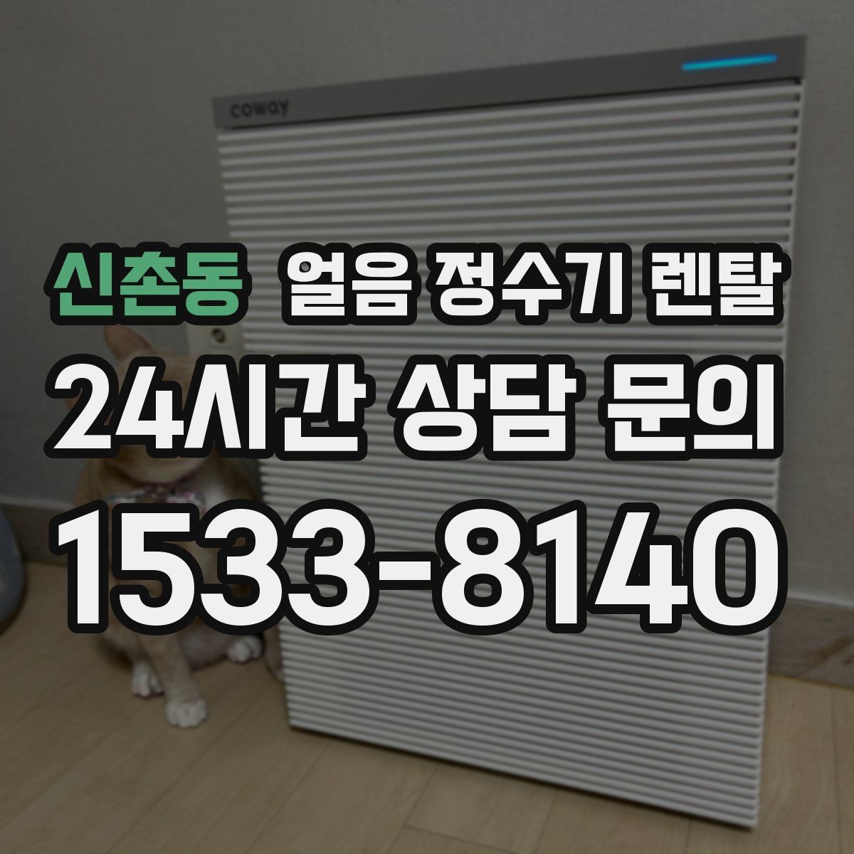 신촌동 얼음 정수기 렌탈 얼음이 뭉쳐 나오는 원인과 예방법