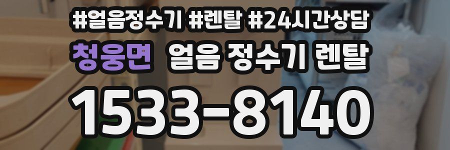 청웅면 얼음 정수기 렌탈