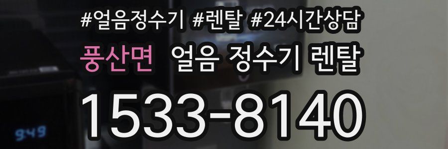 풍산면 얼음 정수기 렌탈