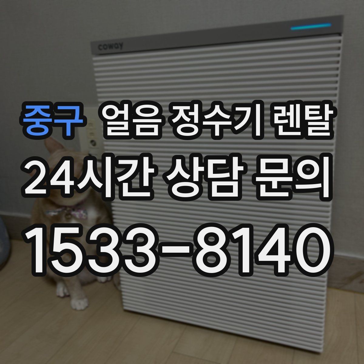 중구 얼음 정수기 렌탈 자가 관리로 충분한지 판단하는 기준