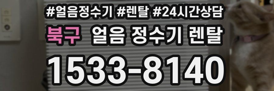 북구 얼음 정수기 렌탈