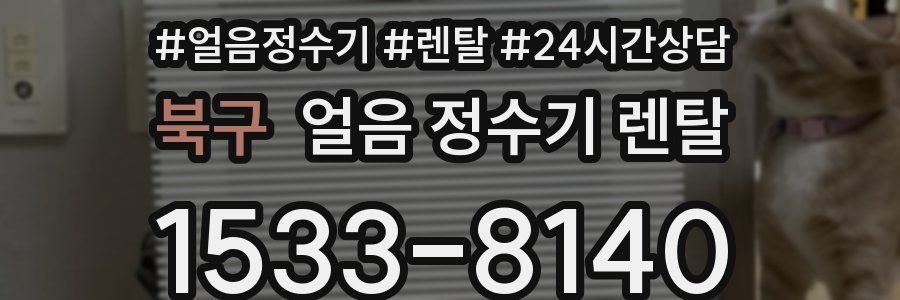 북구 얼음 정수기 렌탈