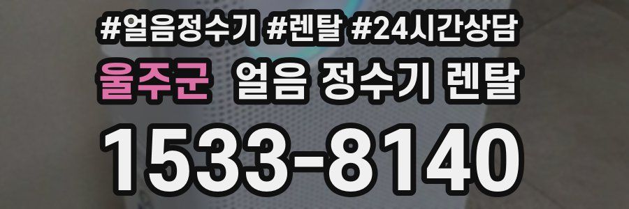 울주군 얼음 정수기 렌탈