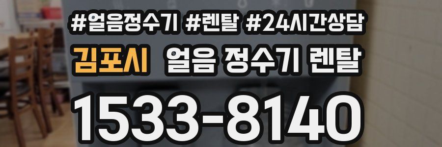 김포시 얼음 정수기 렌탈
