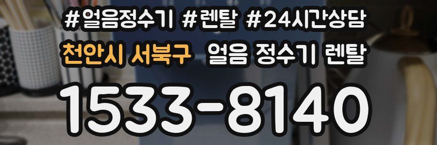 천안시 서북구 얼음 정수기 렌탈