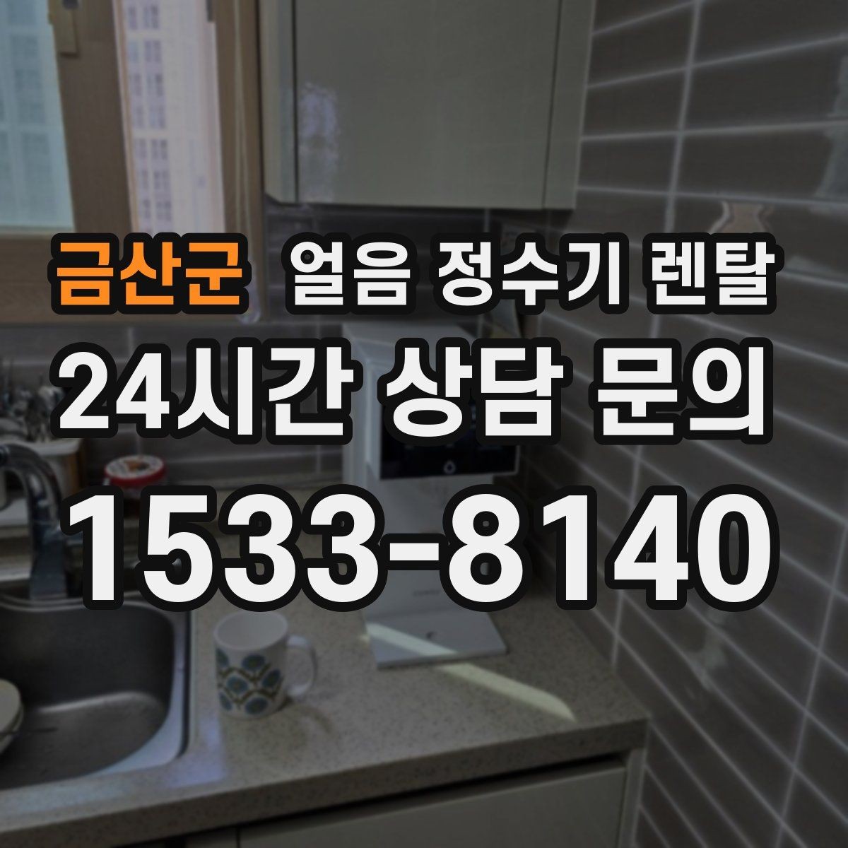 금산군 얼음 정수기 렌탈 여름철 시원한 물과 얼음을 한 번에