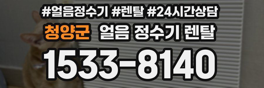 청양군 얼음 정수기 렌탈