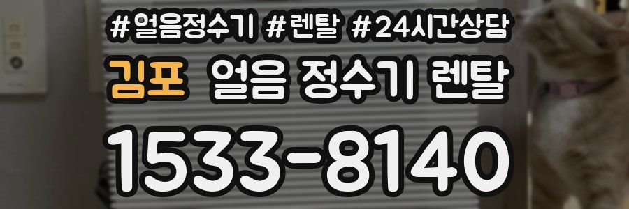 김포 얼음 정수기 렌탈