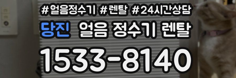 당진 얼음 정수기 렌탈