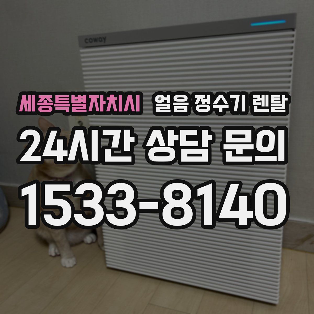 세종특별자치시 얼음 정수기 렌탈