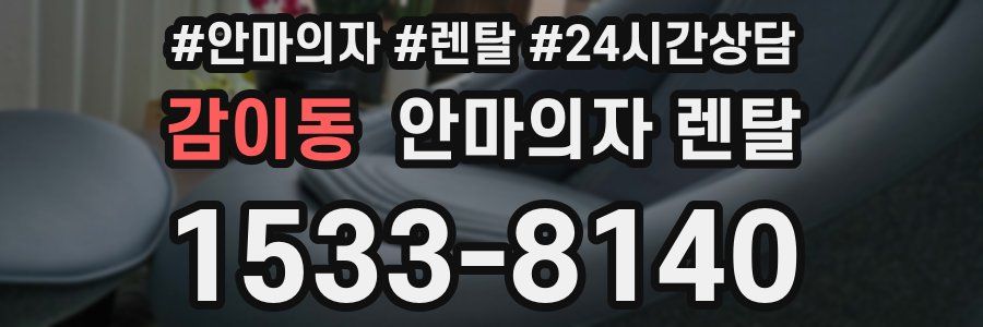 감이동 안마의자 렌탈