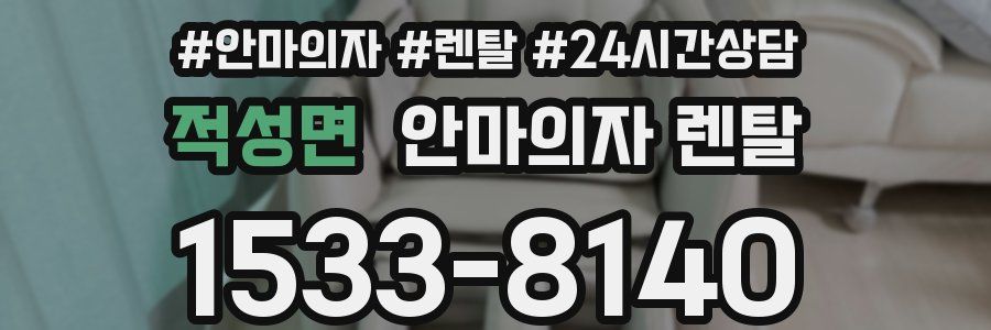 적성면 안마의자 렌탈