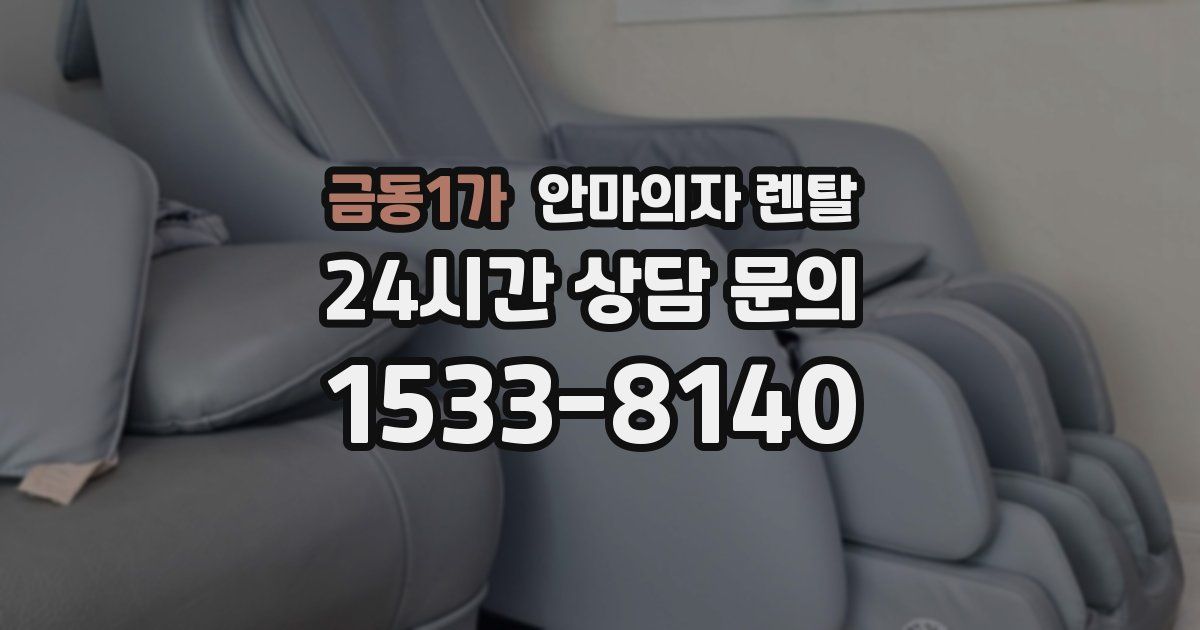 금동1가 안마의자 렌탈