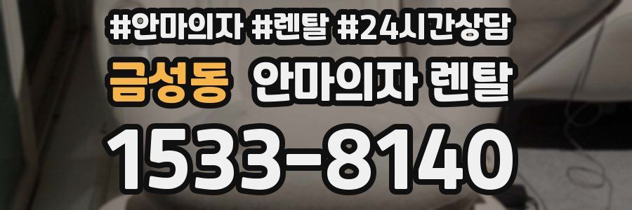 금성동 안마의자 렌탈