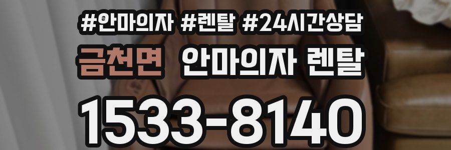 금천면 안마의자 렌탈