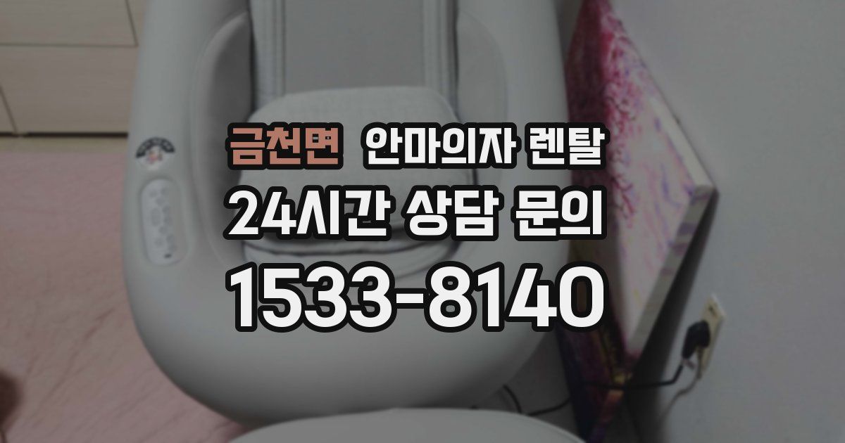 금천면 안마의자 렌탈