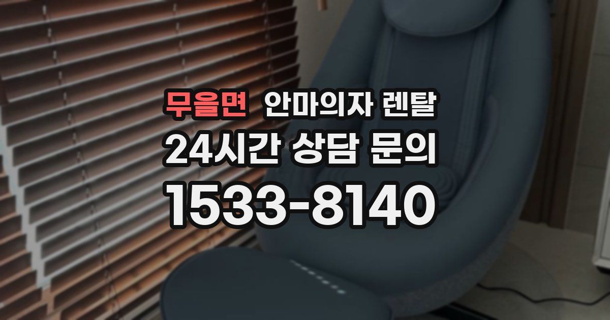 무을면 안마의자 렌탈