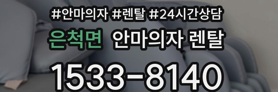 은척면 안마의자 렌탈
