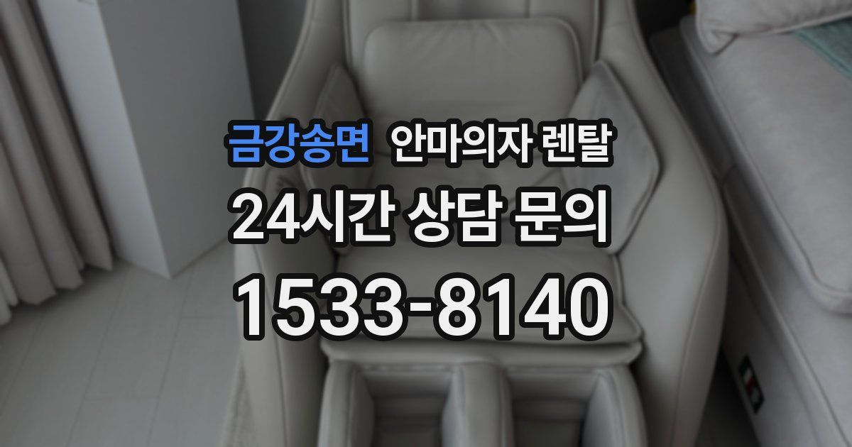 금강송면 안마의자 렌탈