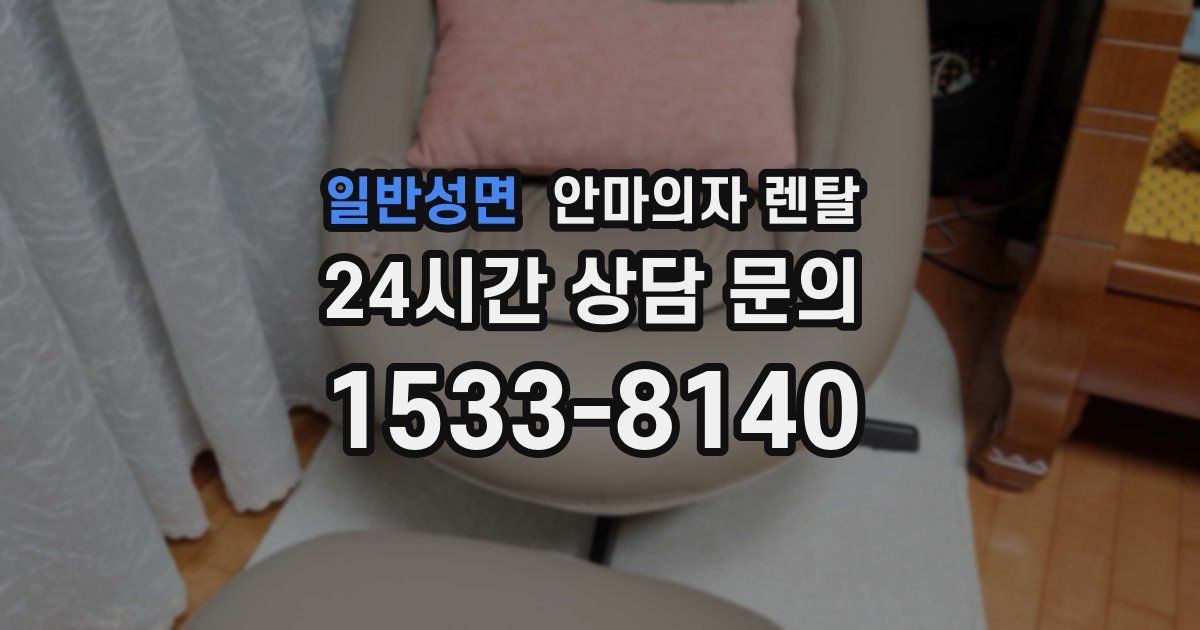 일반성면 안마의자 렌탈
