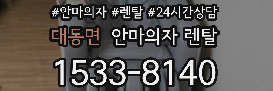 대동면 안마의자 렌탈