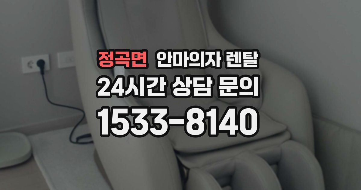 정곡면 안마의자 렌탈
