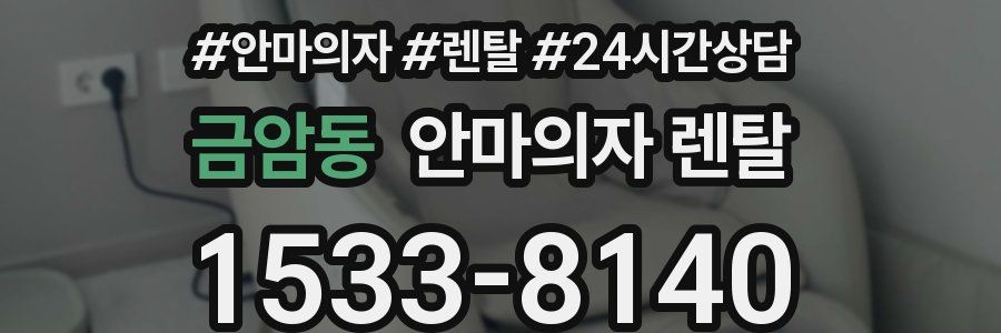 금암동 안마의자 렌탈