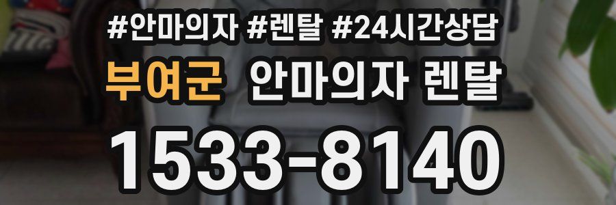 부여군 안마의자 렌탈