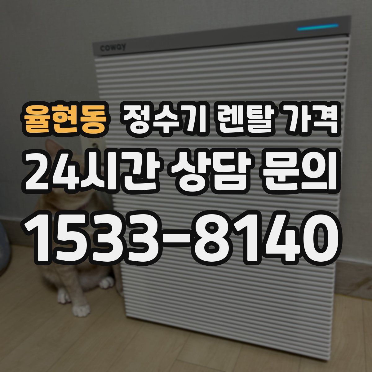 율현동 정수기 렌탈 가격