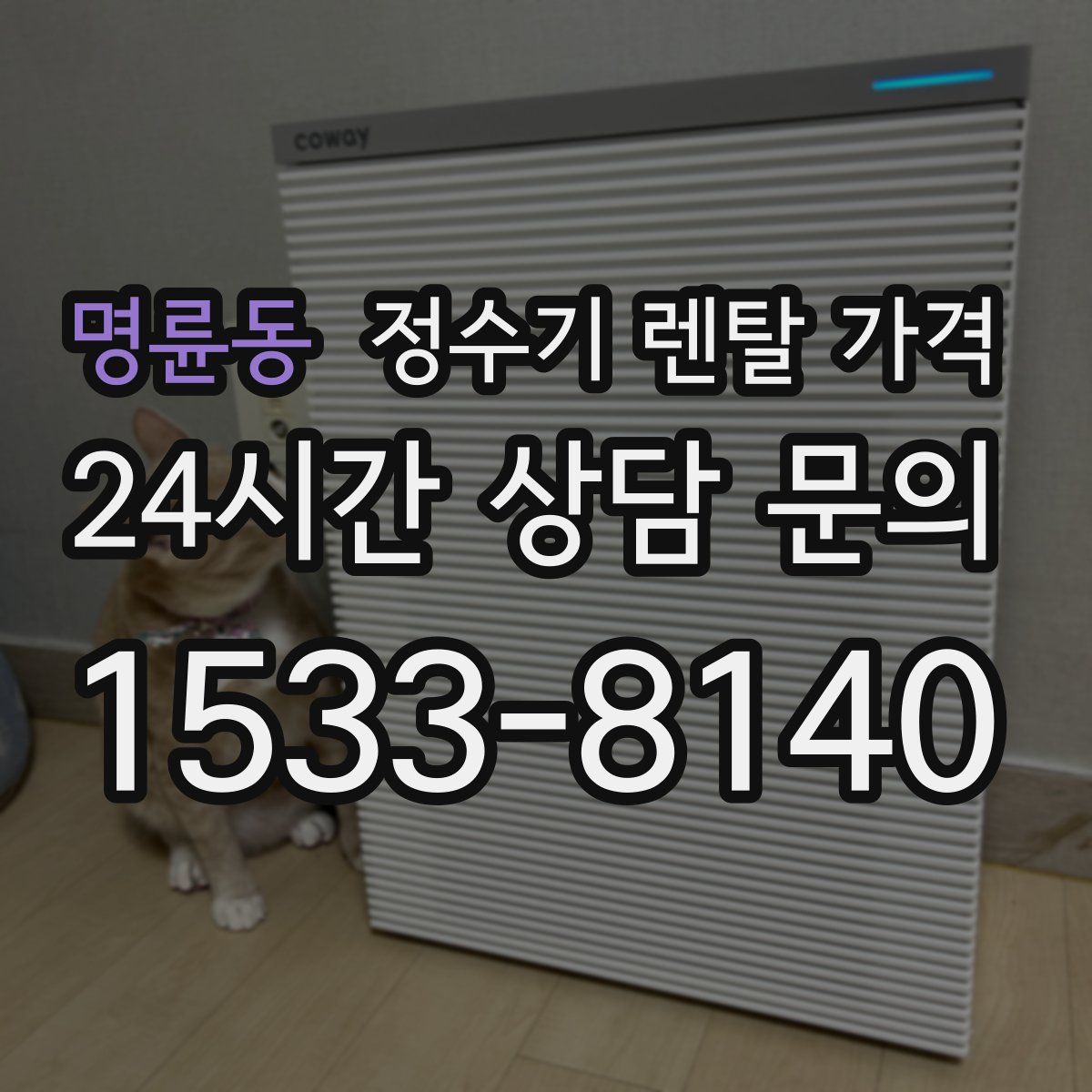 명륜동 정수기 렌탈 가격