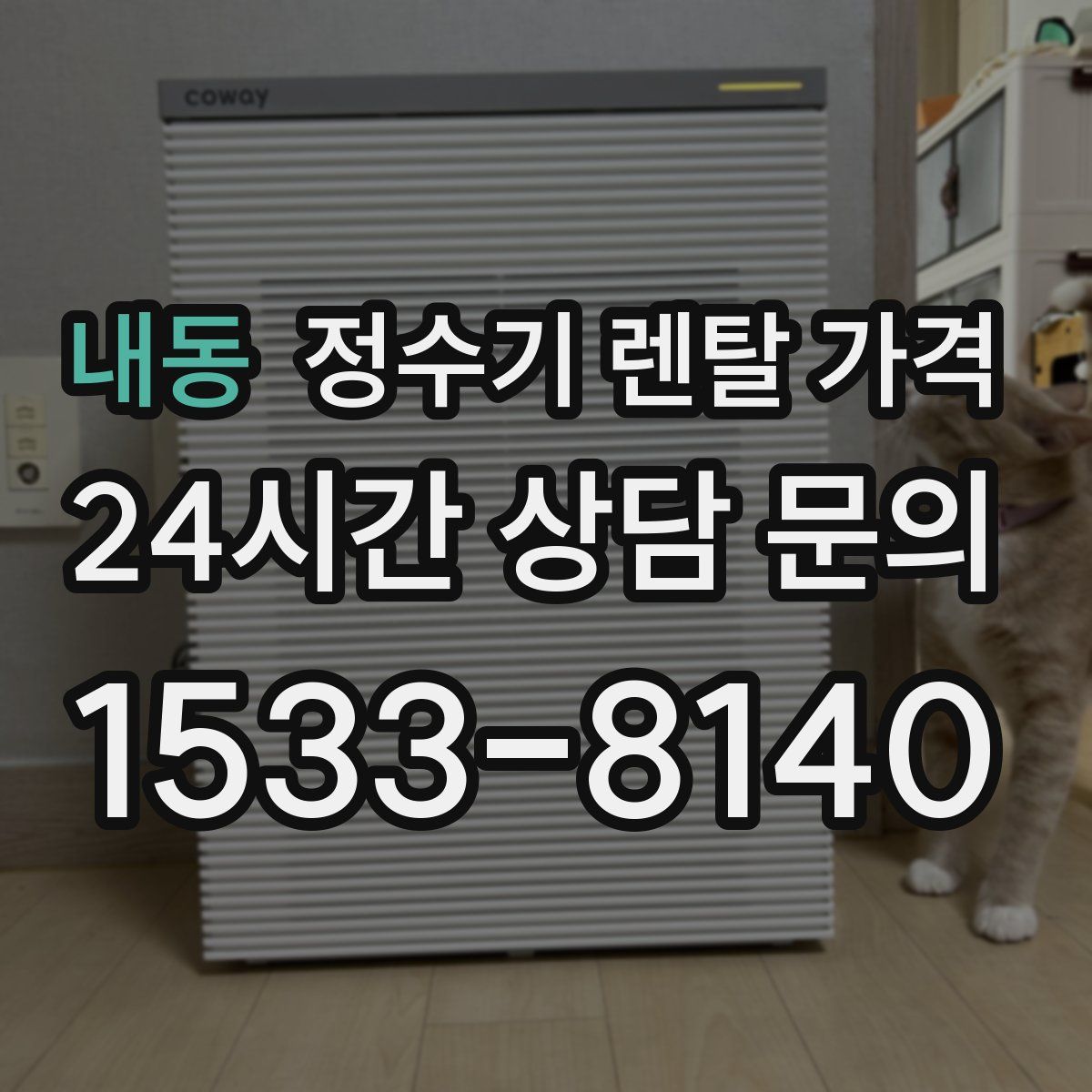 내동 정수기 렌탈 가격