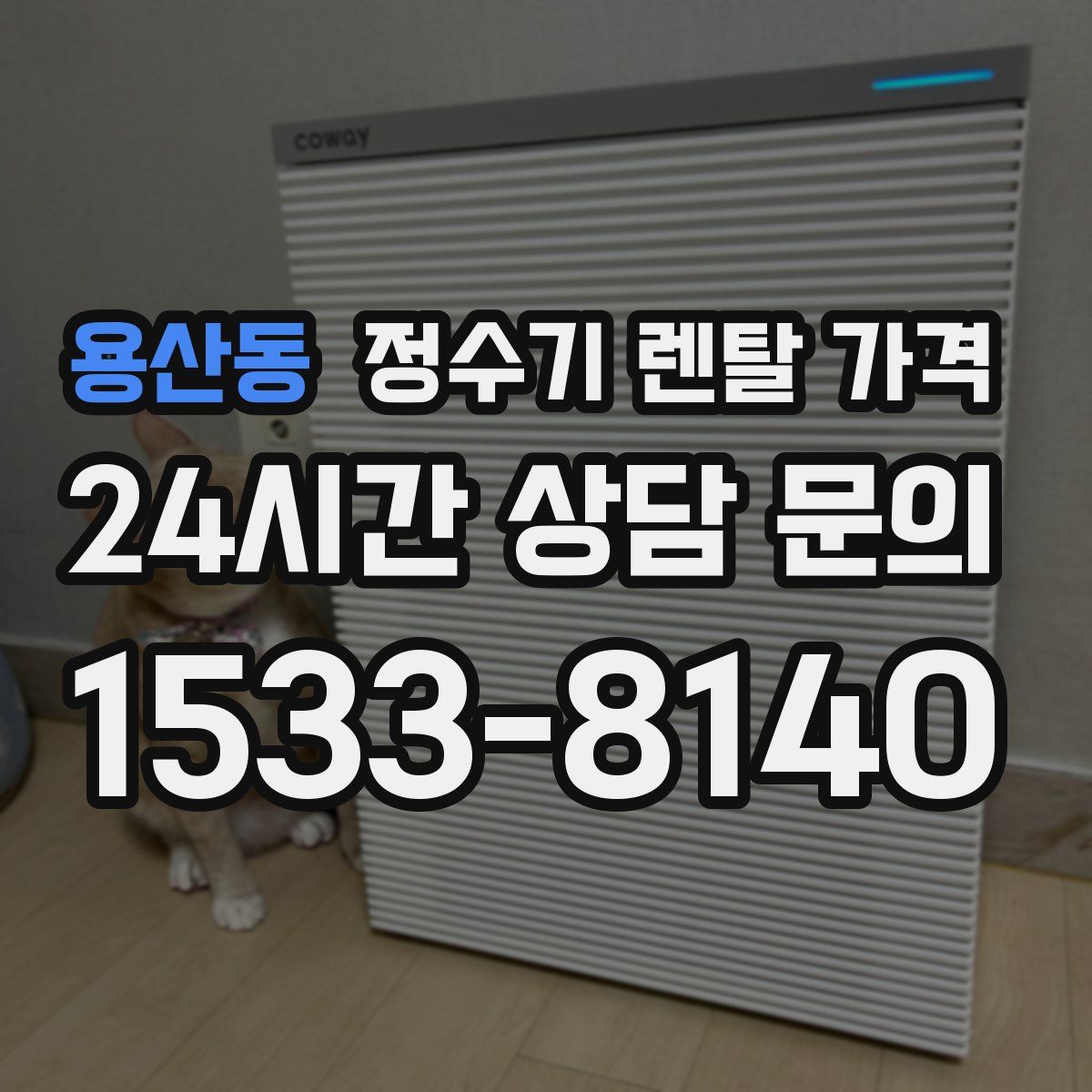 용산동 정수기 렌탈 가격
