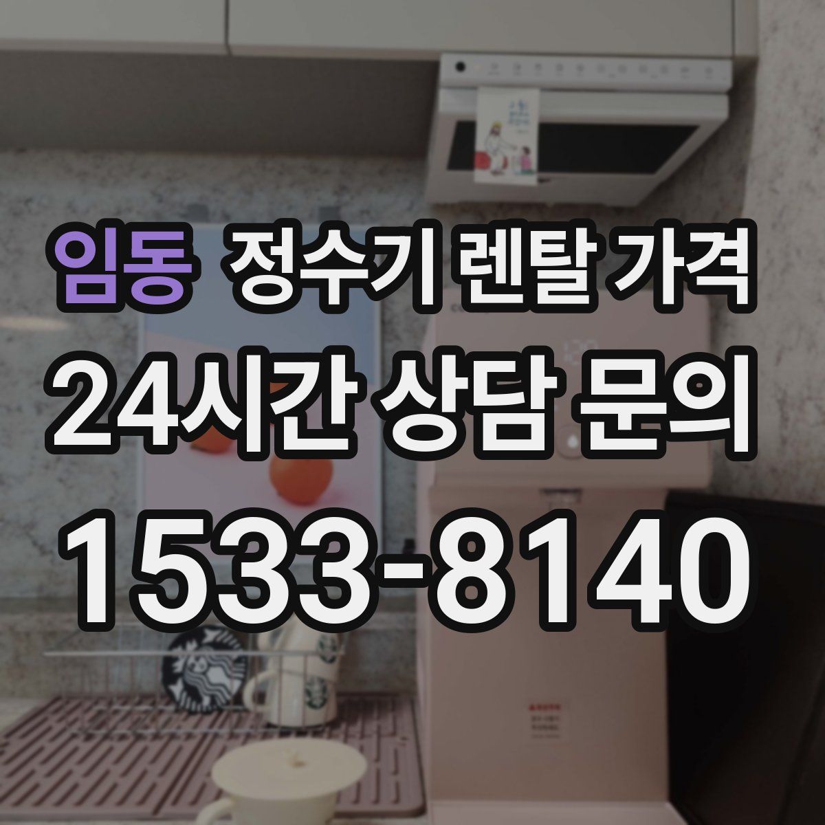 임동 정수기 렌탈 가격