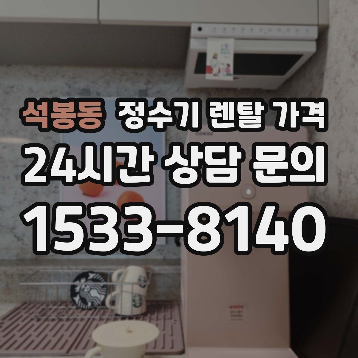 석봉동 정수기 렌탈 가격 얼음 기능이 있는 모델의 특징